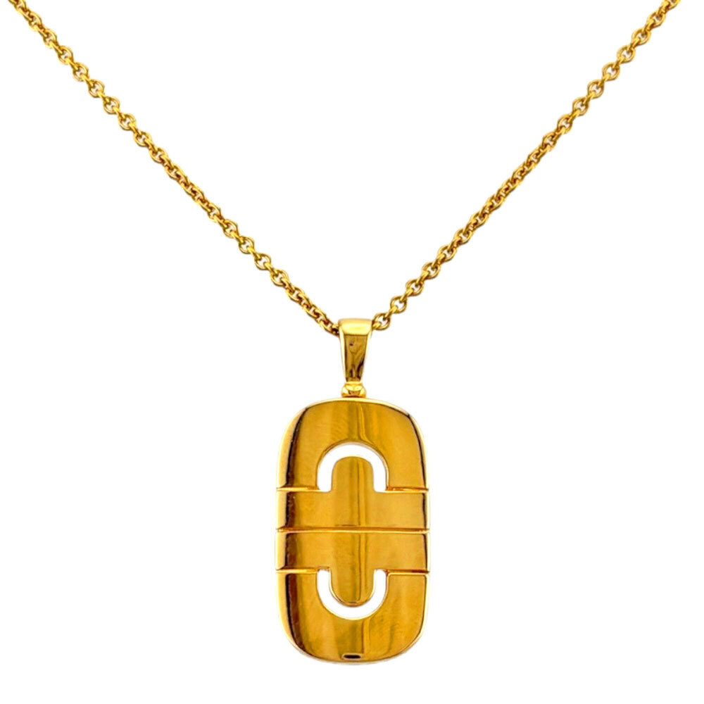Bulgari Parentesi Necklace, 18K Yellow Gold, Women's BVLGARI